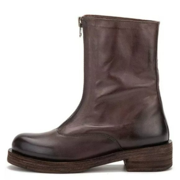 Vintage Foundry Dark Brown Dallas Narrow Boots -8 - Picture 4 of 10